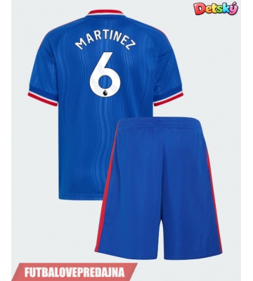 Lacne Dětský Futbalové dres Manchester United Lisandro Martinez #6 2026-27 Krátky Rukáv - Preč (+ trenírky)